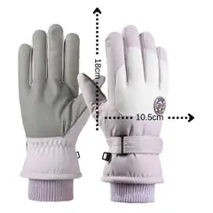 GENERICO - Guantes termico invierno nieve pantalla táctil talla M para adulto