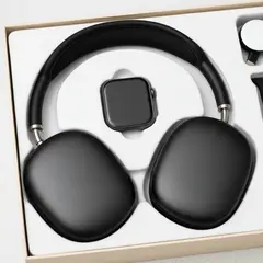 GENERICO - Pack smartwatch + audífonos Bluetooth + 6 correas
