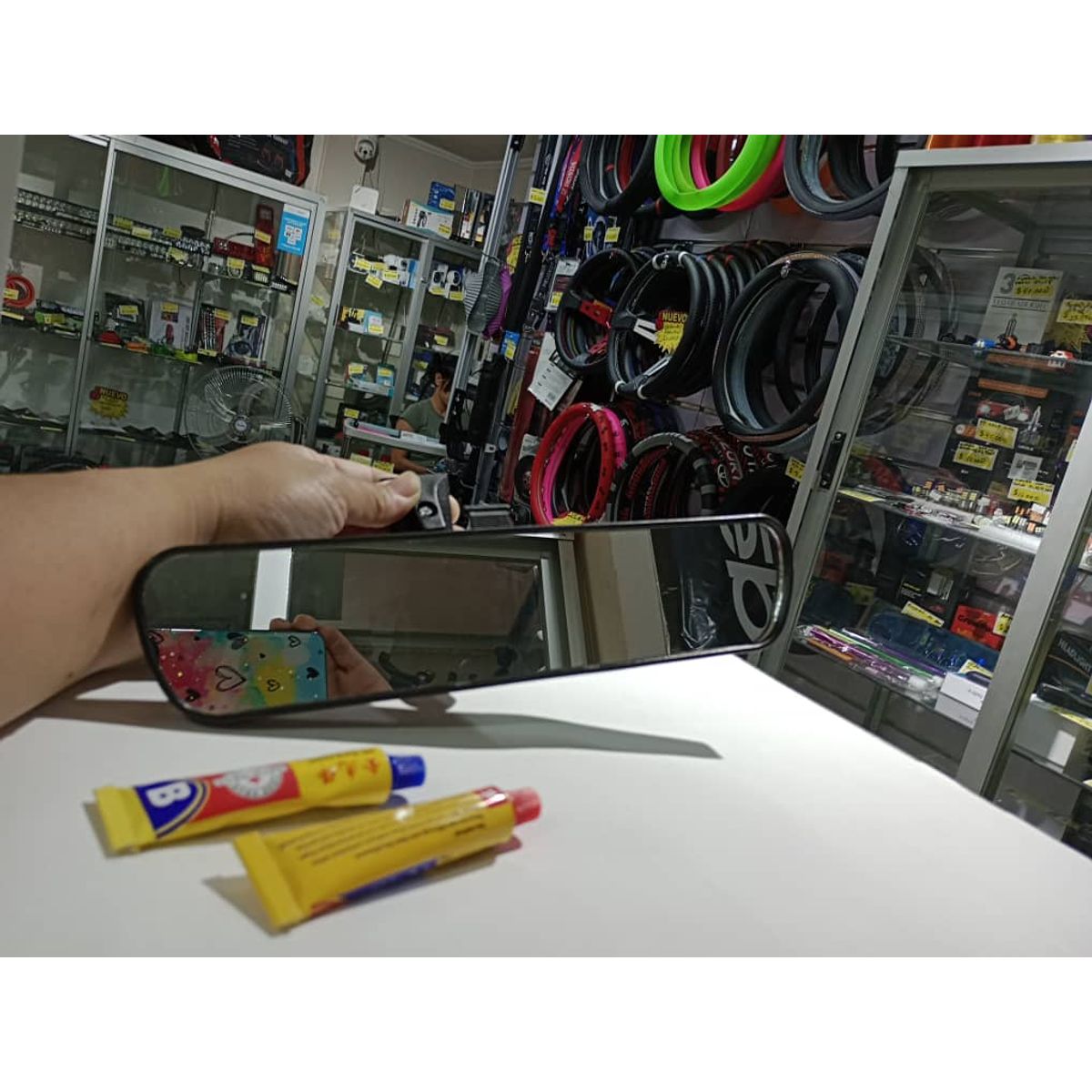 GENERICO - ESPEJO RETROVISOR UNIVERSAL