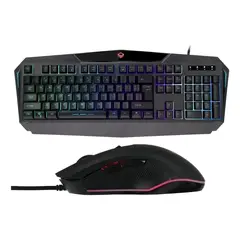GENERICO - Kit Combo Gamer Meetion Teclado Rgb + Mouse Gamer Rgb C510 BELUG