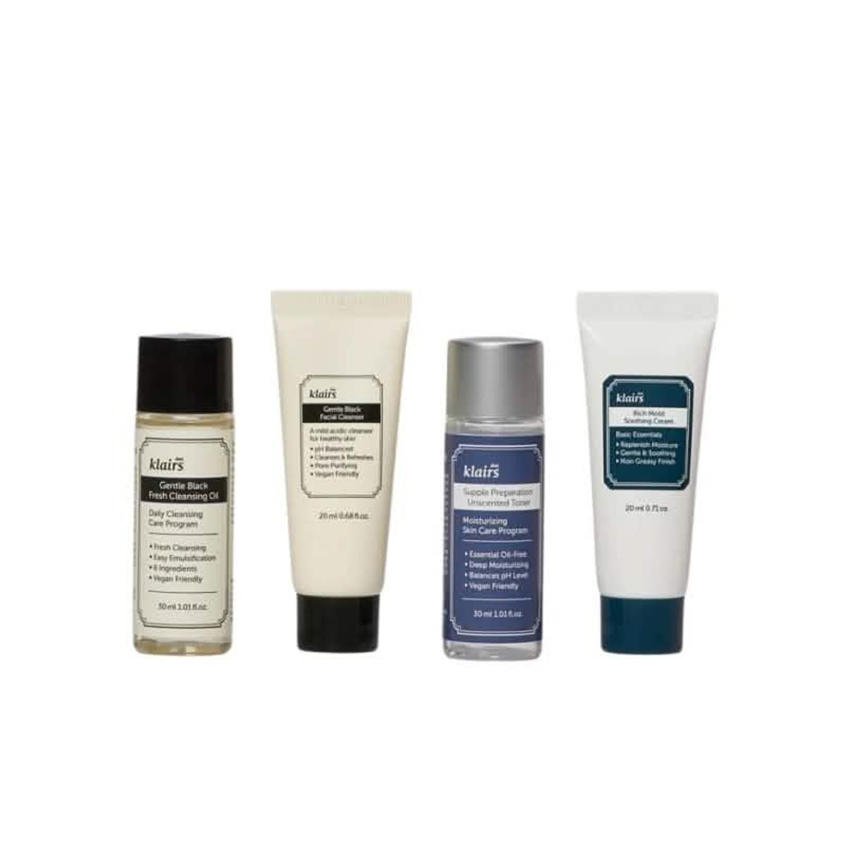 KLAIRS - Kit best sellers rutina ideal piel sensible Klairs