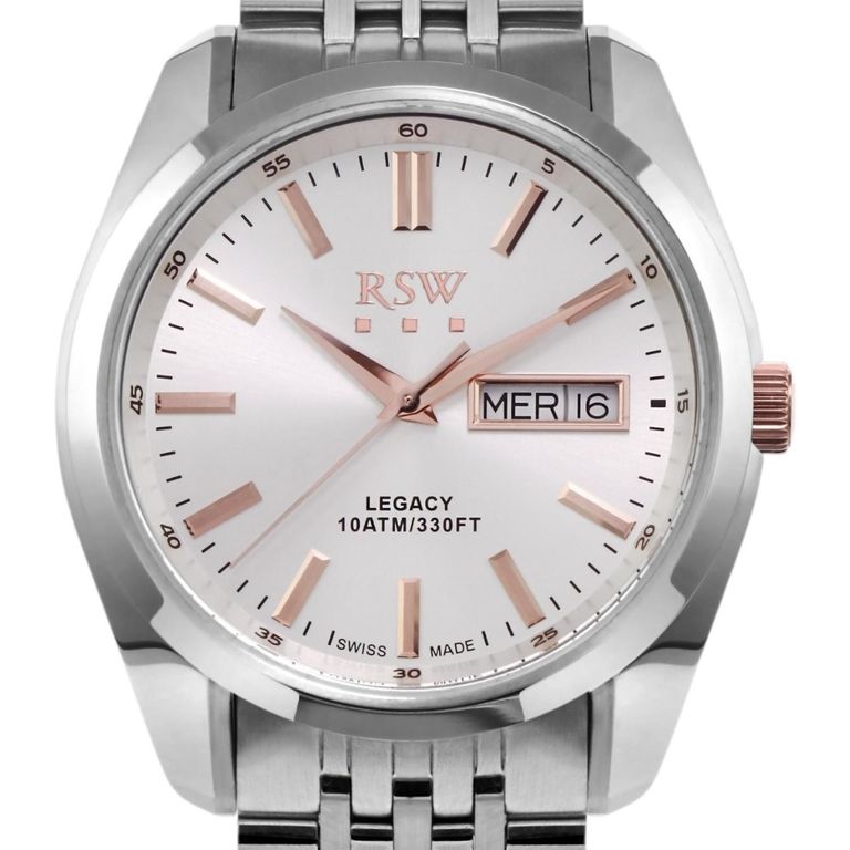 Reloj Hombre M164-SR-2 Plateado 40