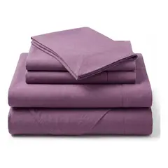 ARMONIA - Sábanas 800H Algodón 2 Plazas Set Malva