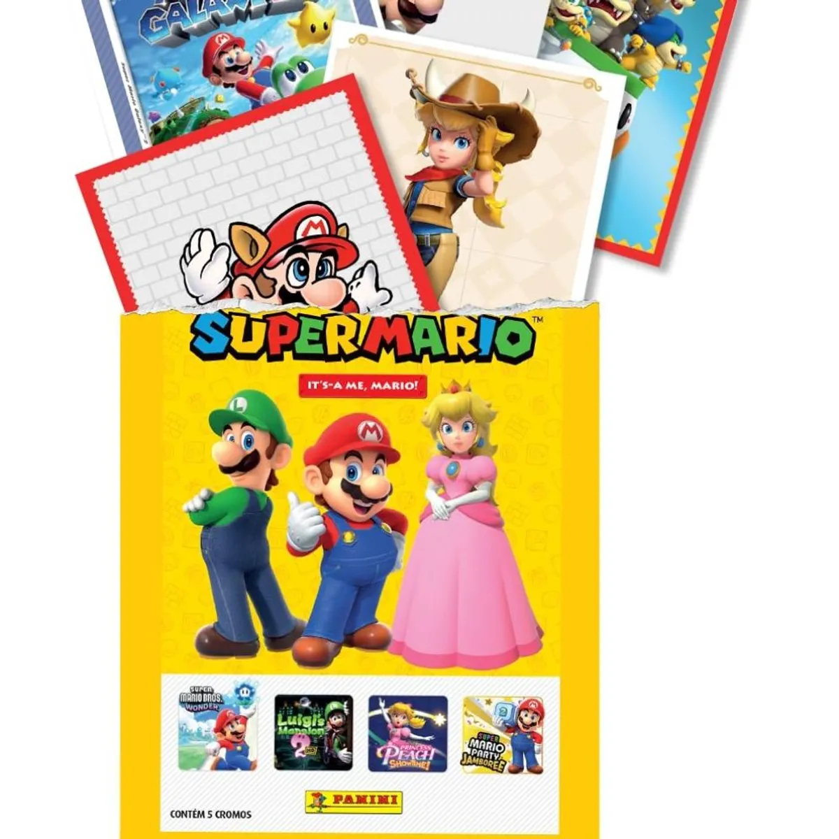 GENERICO - Pack 5 Sobres - Álbum Super Mario 2026