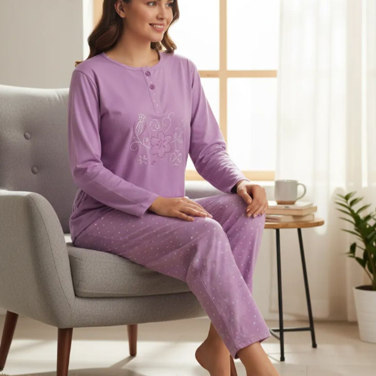 AGW - Pijama Mujer Largo Diseño