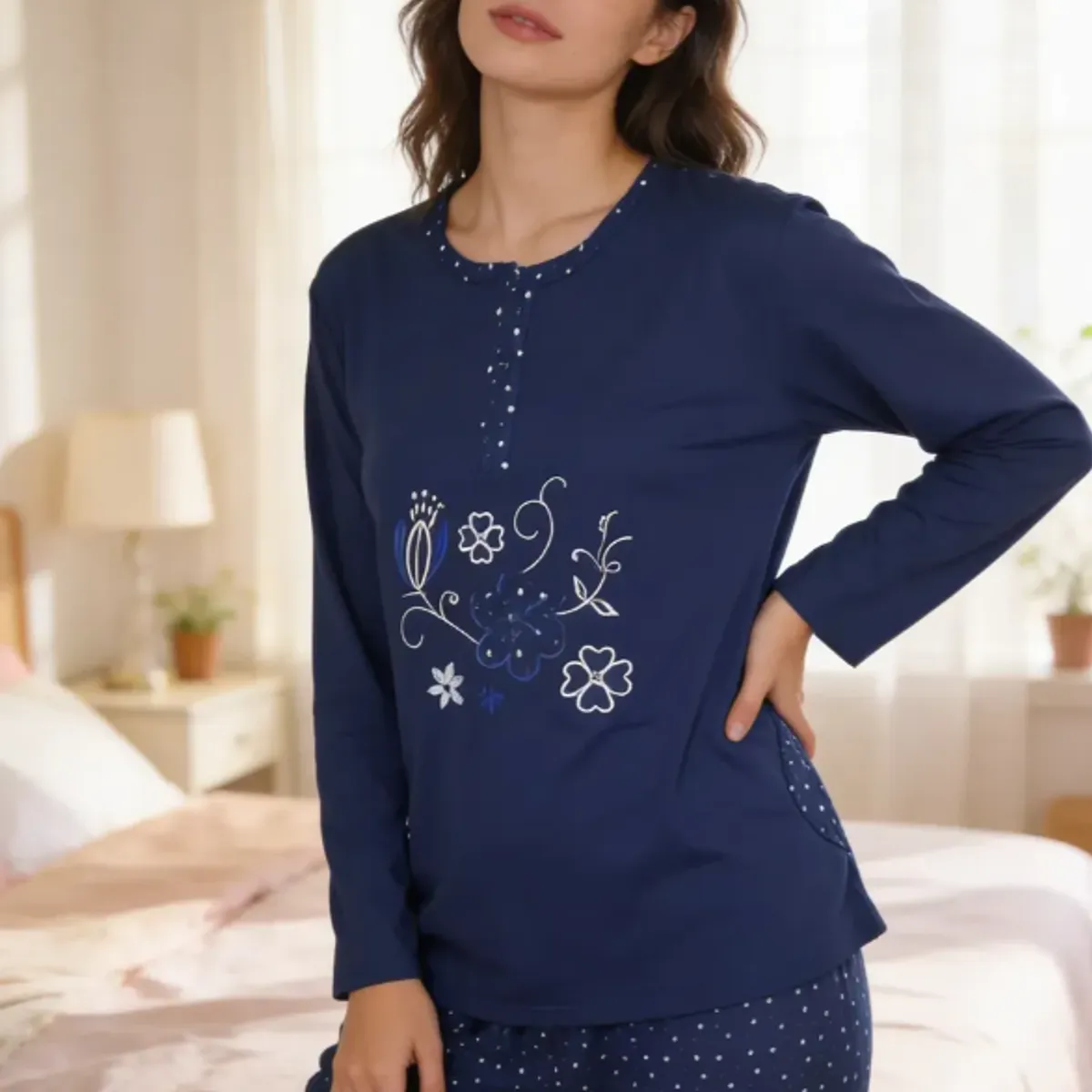AGW - Pijama Mujer Largo Diseño
