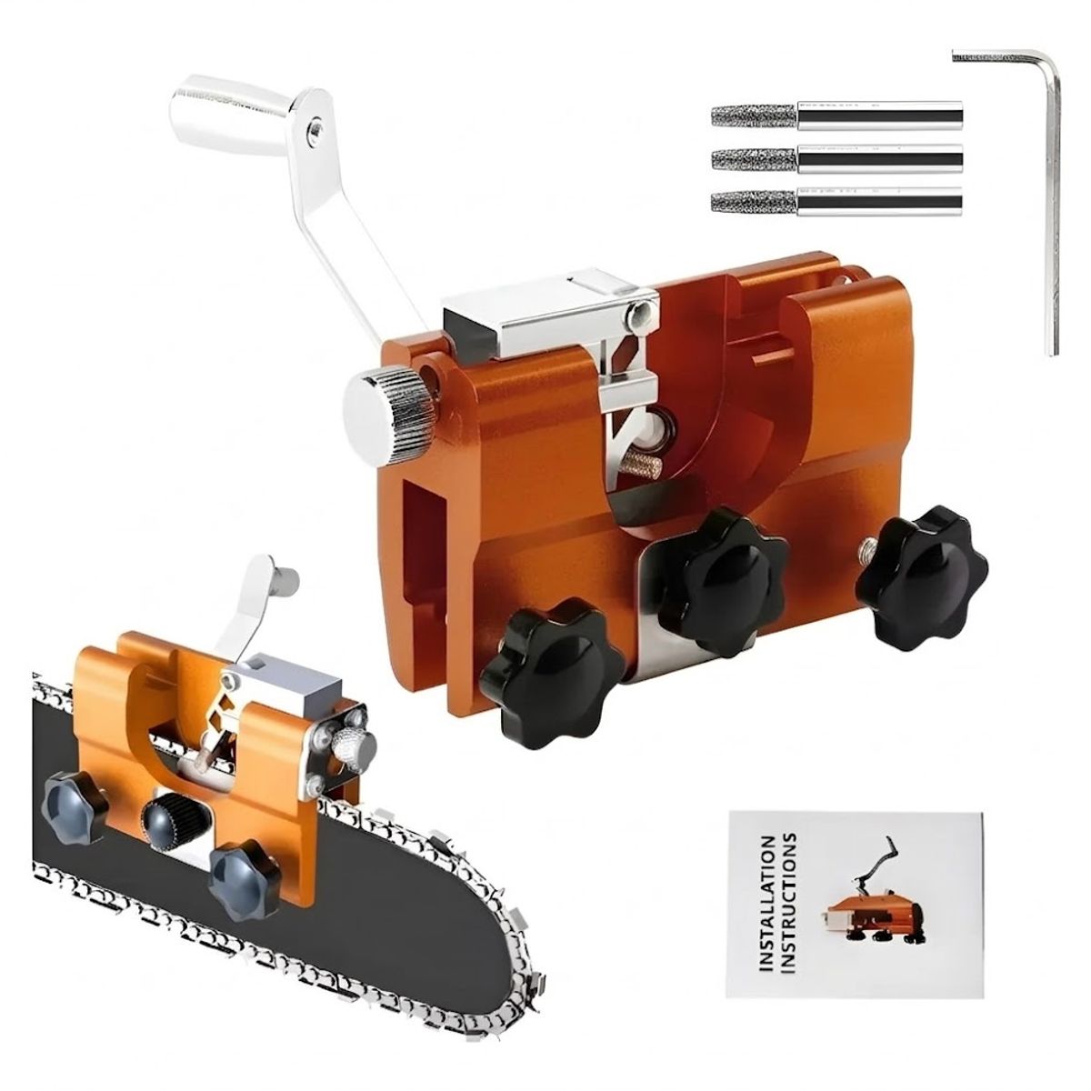 GENERICO - Afilador de Sierras Caladoras para Afilar Cadenas Motosierra