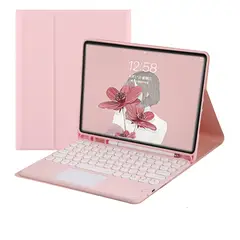 PUREPOWER - Funda Con Teclado inalámbrico español de touchpad para Lenovo Tab M11 y K11 2024 11 Pulgadas