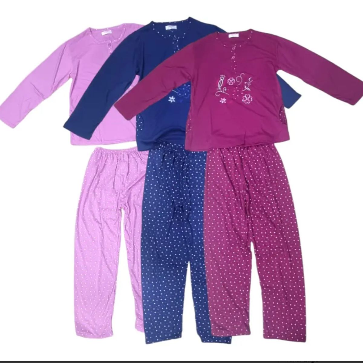 AGW - Pack 2 Pijamas Mujer Largo Diseño