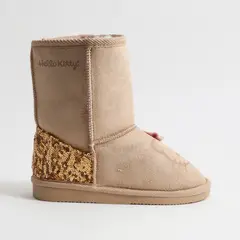 HELLO KITTY - Bota Niña Chiporro Lentejuelas Beige