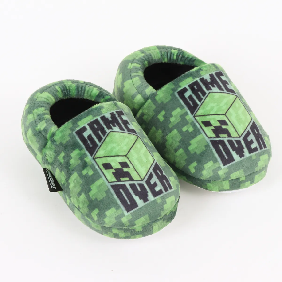 MINECRAFT - Pantufla Niño Full Print Game Over Verde Minecraft
