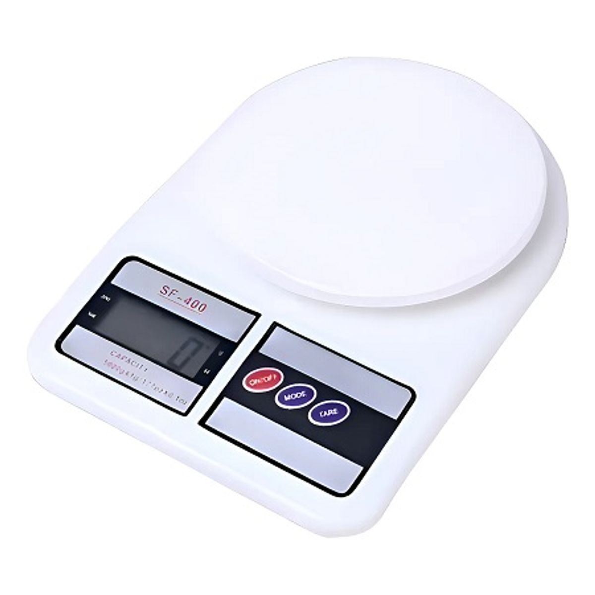 GENERICO - Genérica Balanza Pesa Digital Para Cocina Comercio 1g a 10kg Color Blanco