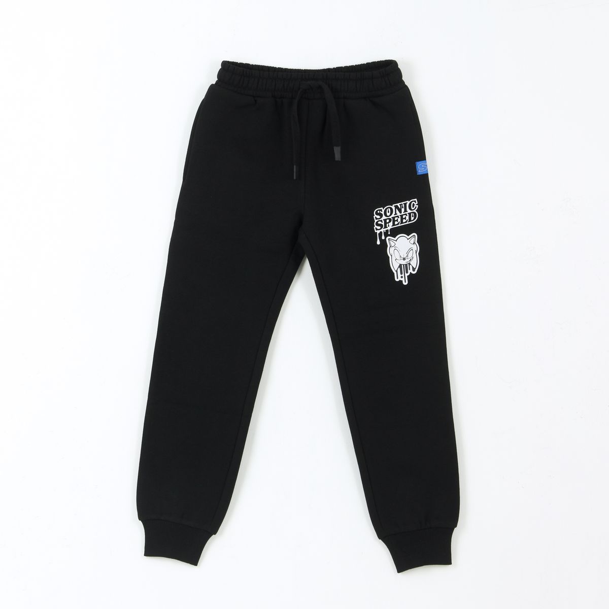 SONIC - Pantalón de Buzo Speed Negro Sonic
