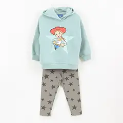 DISNEY - Conjunto Niña Hoodie Jessie Toy Story Celeste