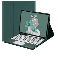PUREPOWER - Funda Con Teclado inalámbrico español de touchpad para Lenovo Tab M11 y K11 2024 11 Pulgadas