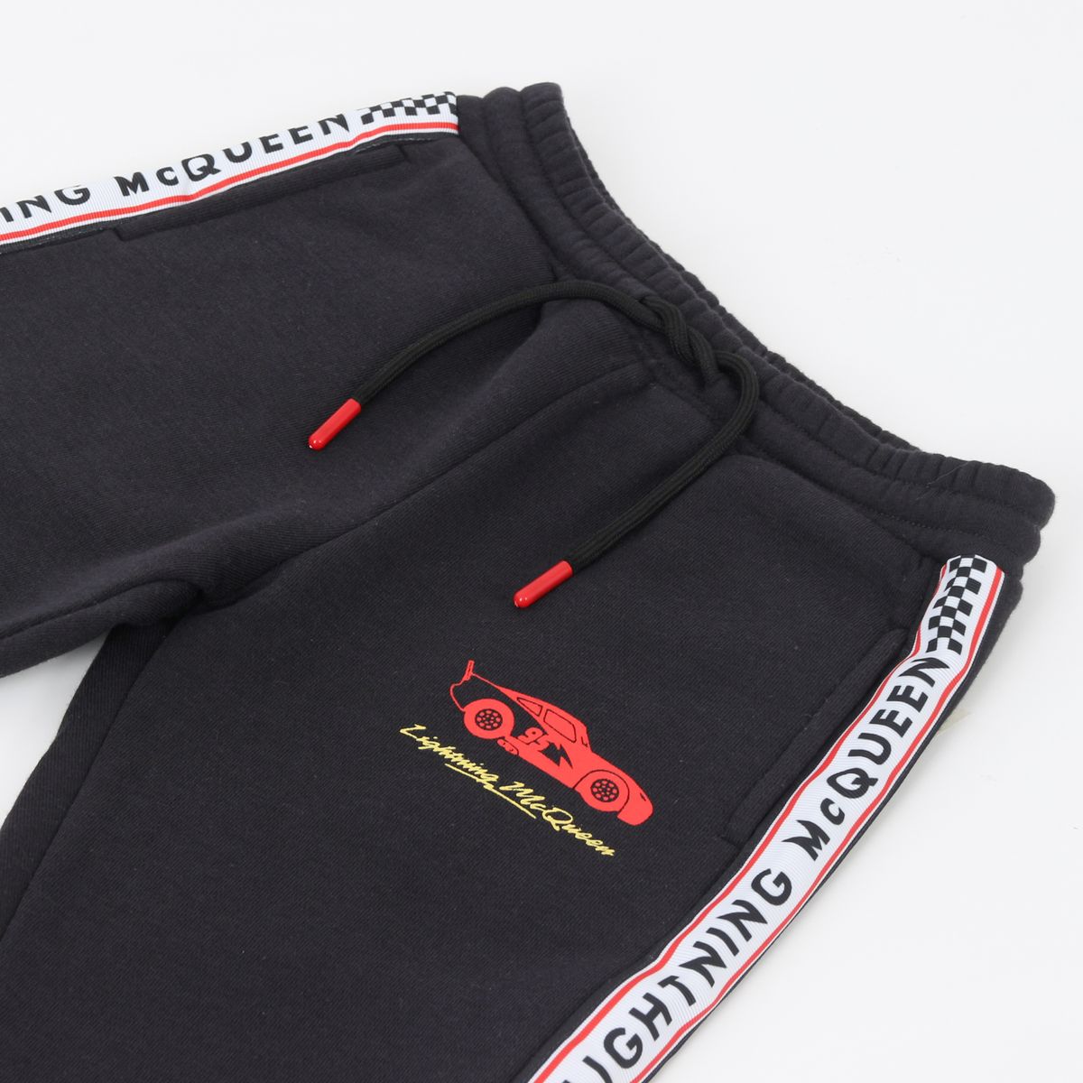 DISNEY - Pantalón de Buzo Niño Banda Lateral Rayo McQueen Azul Disney