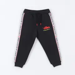 DISNEY - Pantalón de Buzo Niño Banda Lateral Rayo McQueen Azul