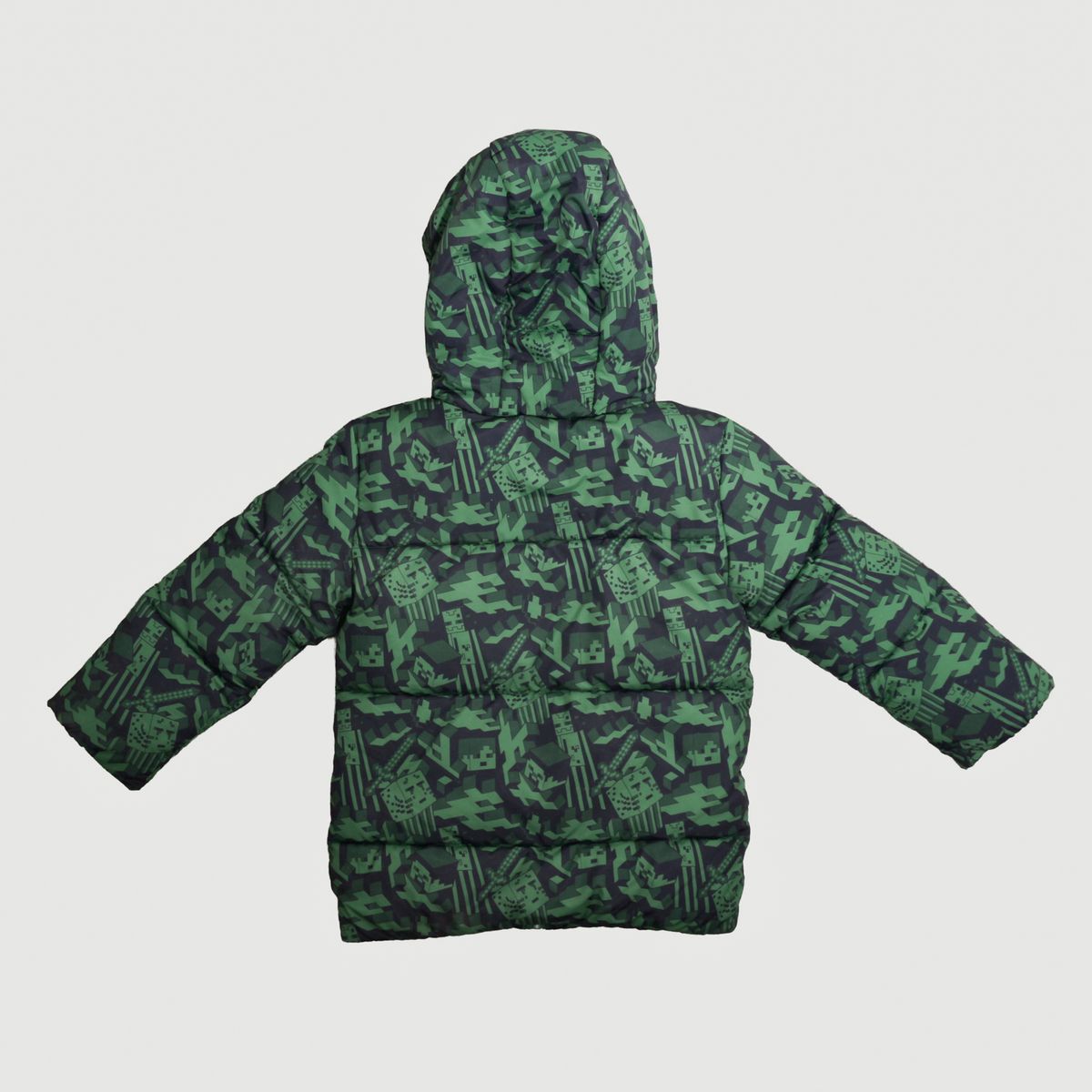 MINECRAFT - Parka Niño Full Print Personajes Verde Minecraft
