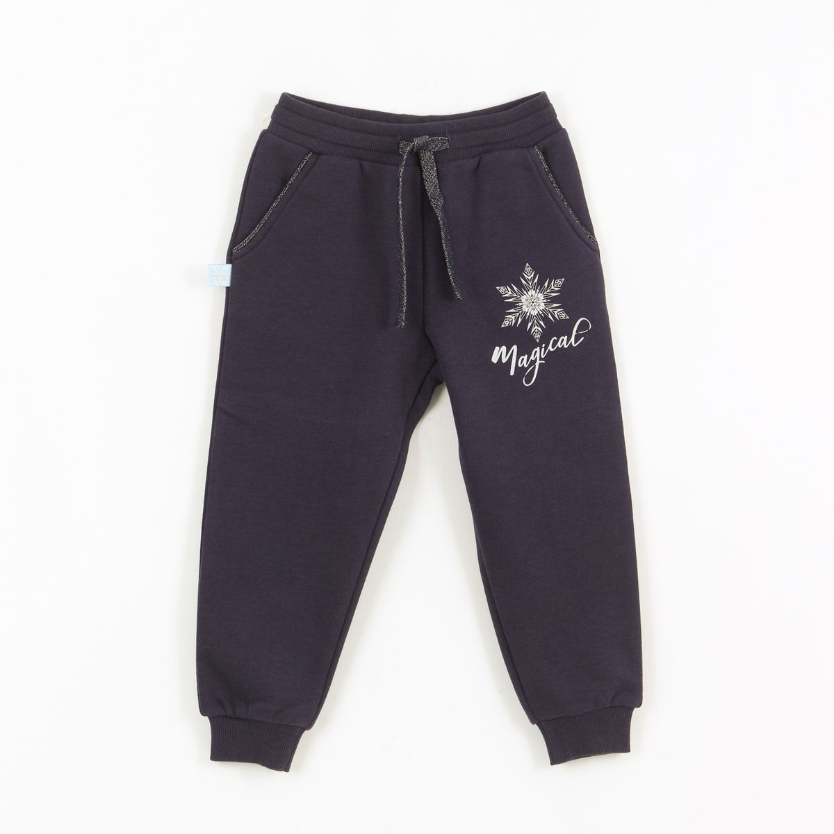 DISNEY - Pantalón de Buzo Niña Frozen Azul Marino Disney