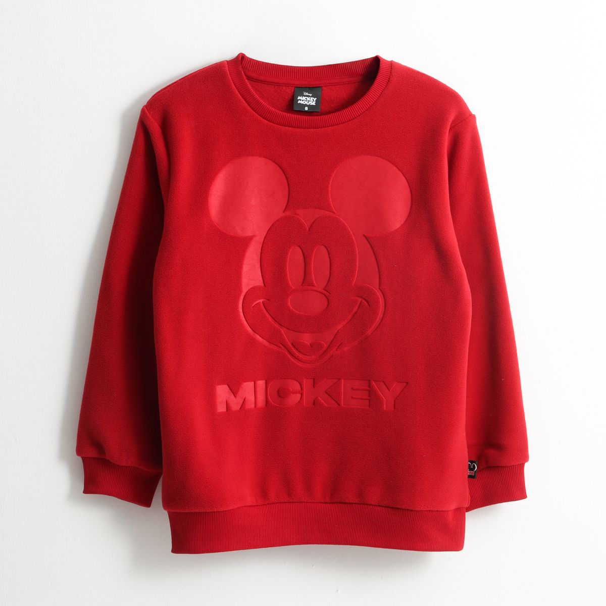 DISNEY - Polar Niño Diseño Frontal Mickey Rojo Disney