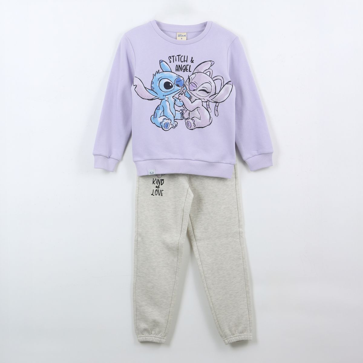 DISNEY - Conjunto Buzo Niña Lilo & Stitch Lila Disney