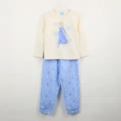 DISNEY - Pijama Manga Larga Elsa Frozen Beige