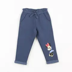 DISNEY - Pantalón de Buzo Niña Minnie Mouse Azul Marino