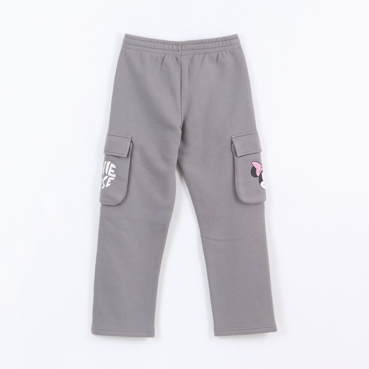 DISNEY - Pantalón de Buzo Niña Cargo Minnie Gris Disney