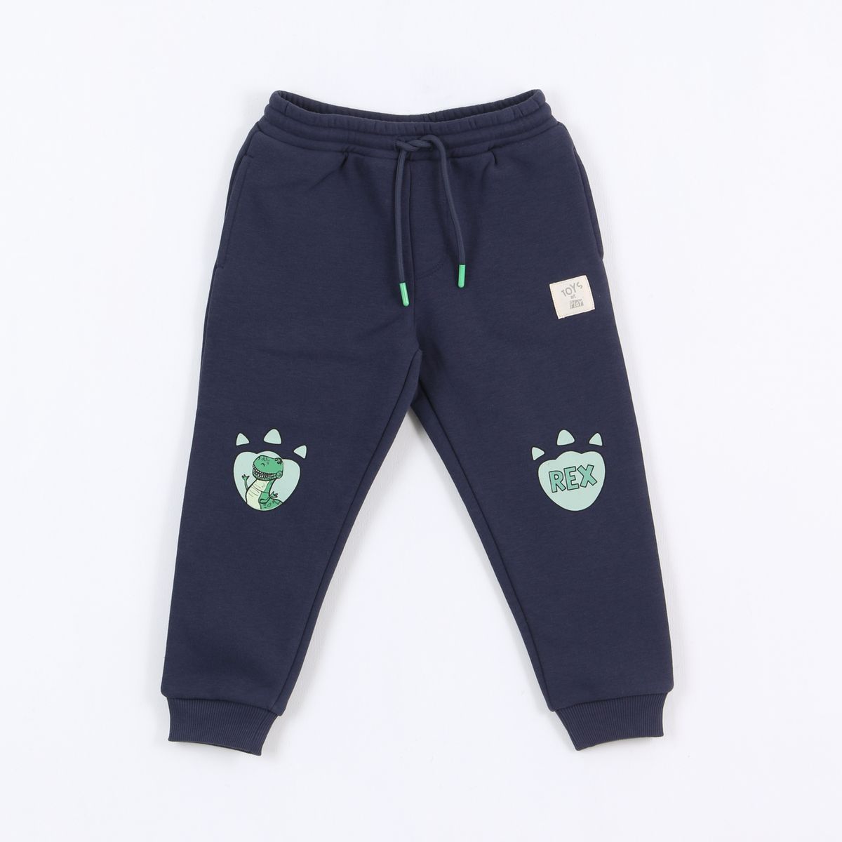 DISNEY - Pantalón de Buzo Niño Rex Toy Story Azul Marino Disney