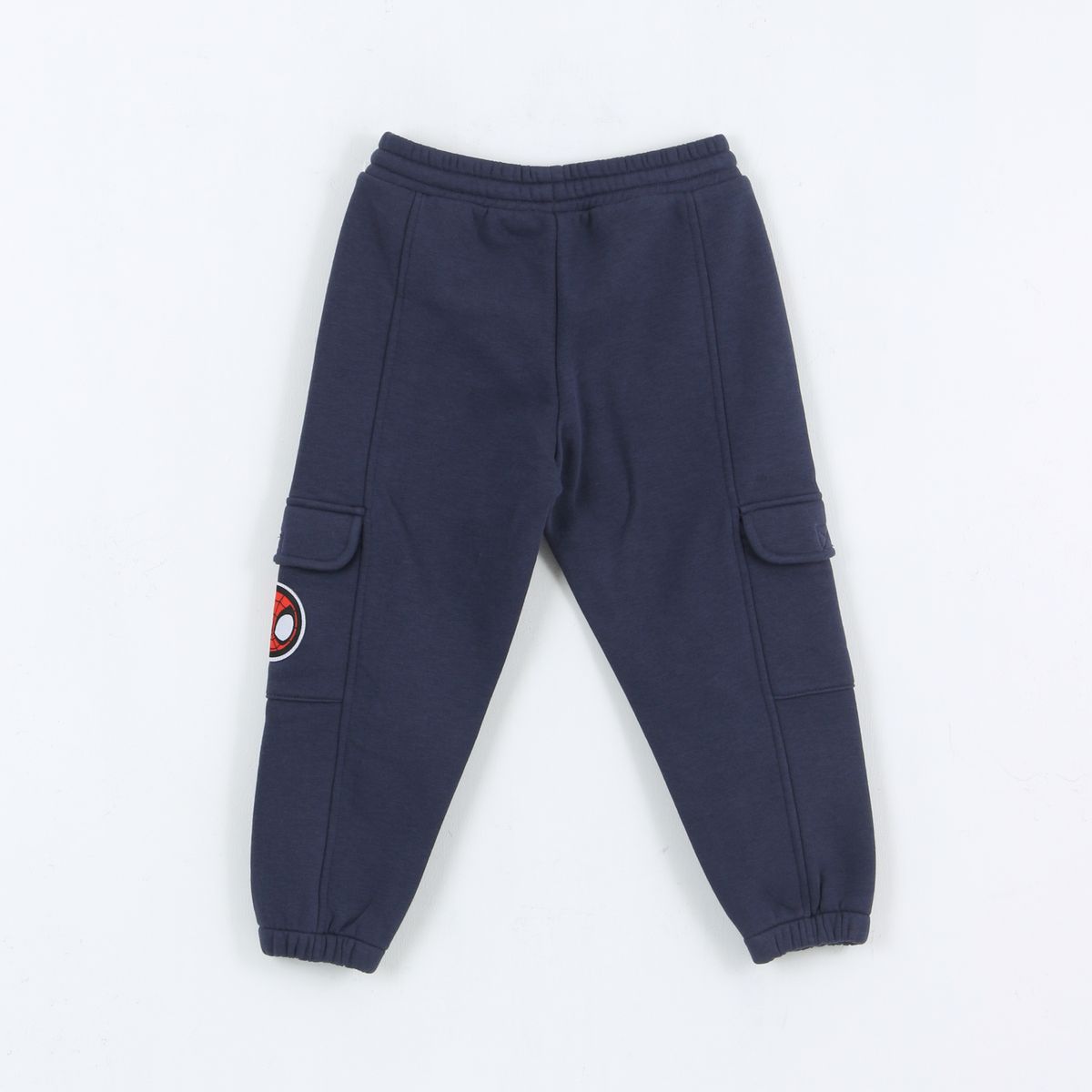 MARVEL - Pantalón de Buzo Niño Cargo Spidey Azul Marino Marvel