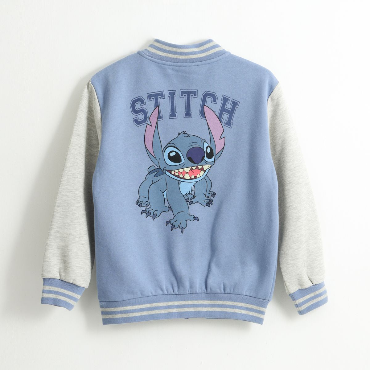 DISNEY - Chaqueta Niña Bomber College Lilo & Stitch Celeste Disney