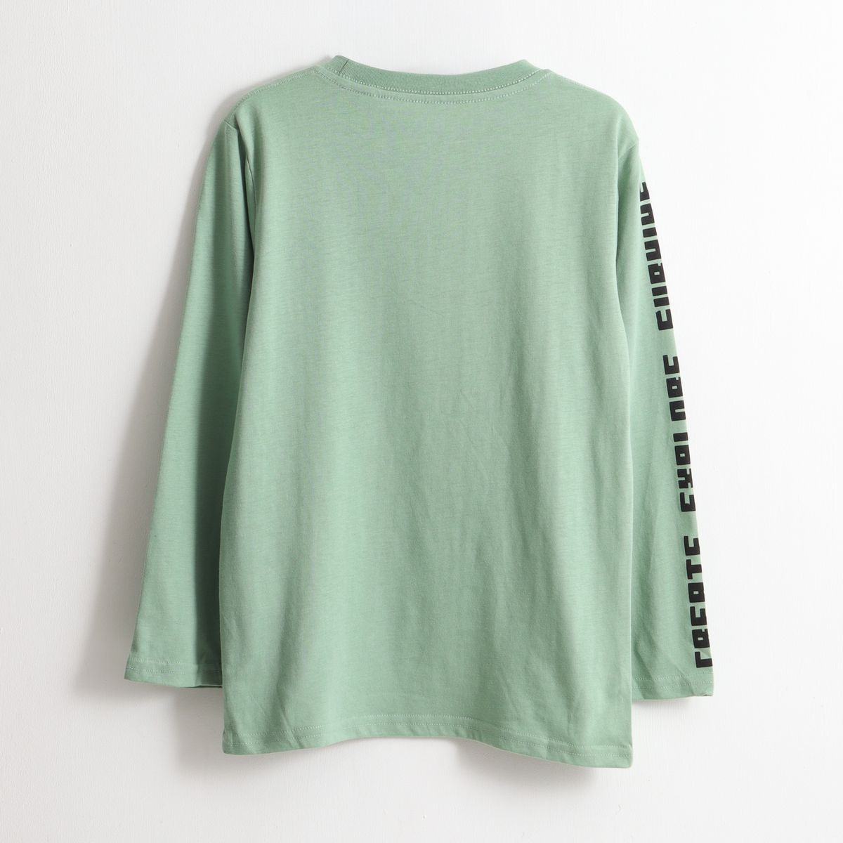 MINECRAFT - Polera Manga Larga Niño Adventure Mode Verde Minecraft