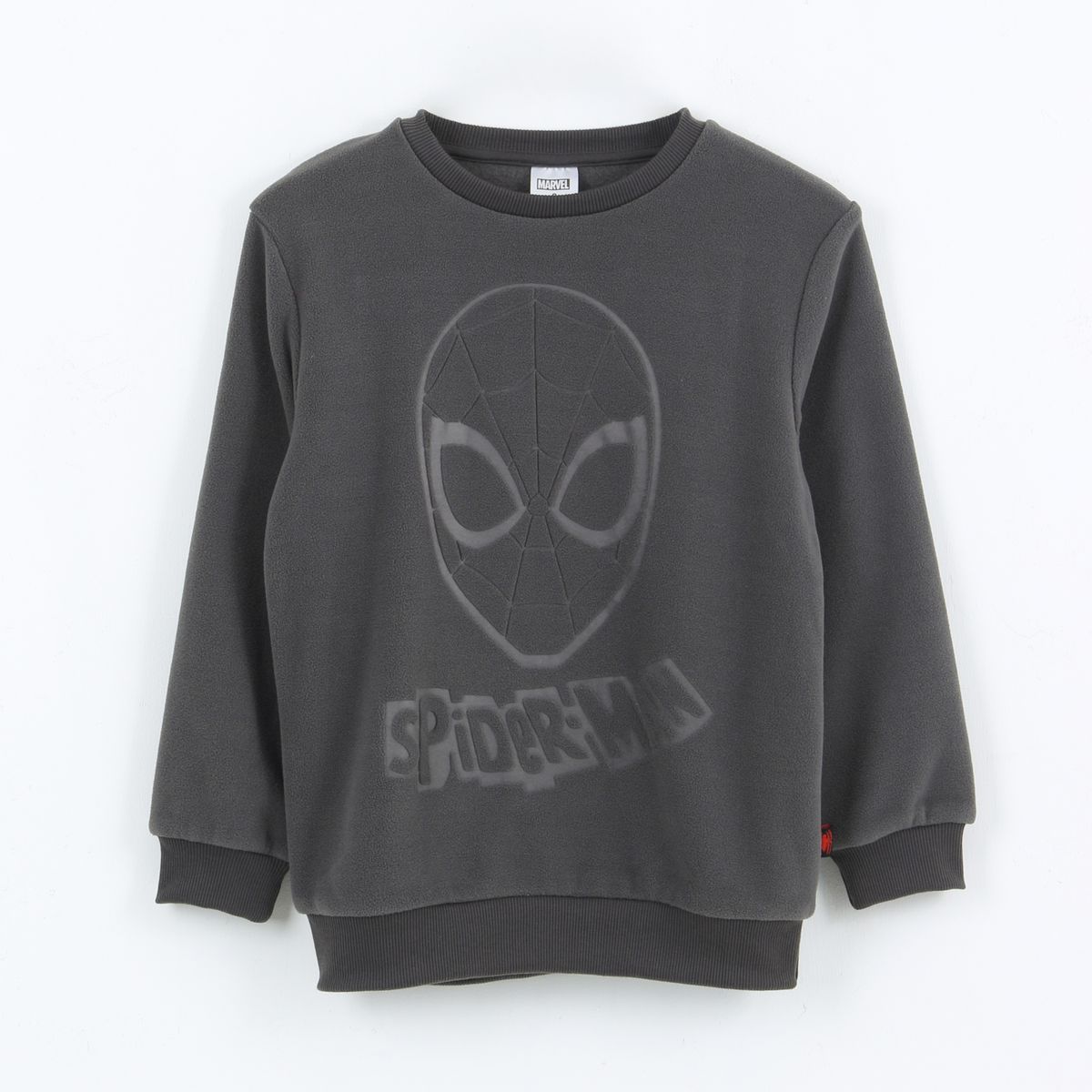 MARVEL - Polar Niño Diseño Frontal Spiderman Gris Marvel