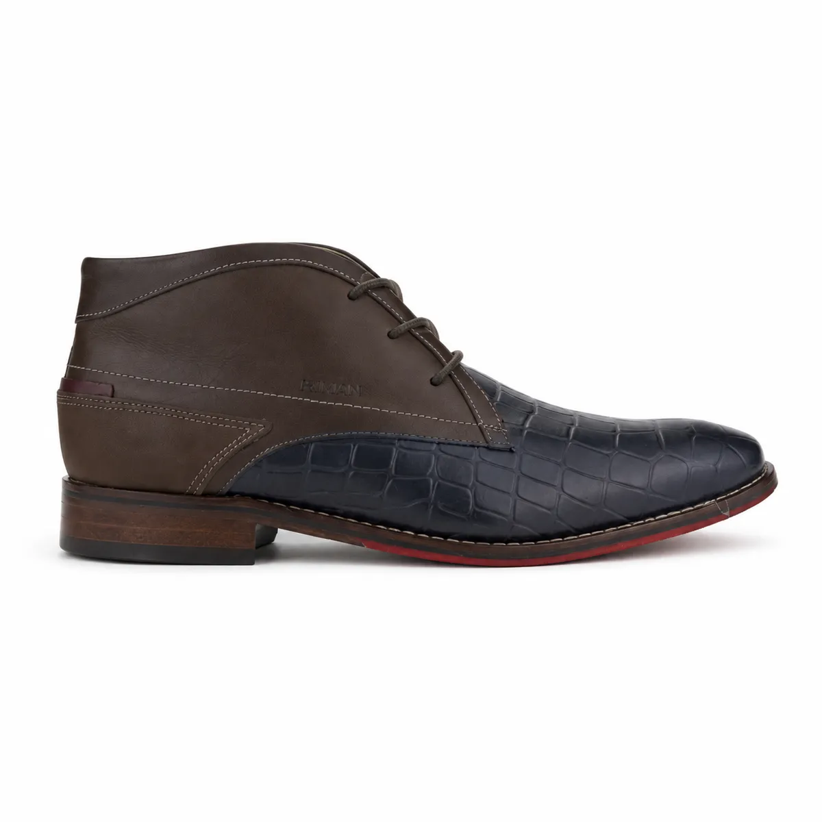FERRACINI - Botin Hombre Azul Casual Ferracini 5678