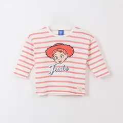 DISNEY - Polera Manga Larga Niña Rayas Jessie Toy Story Blanco