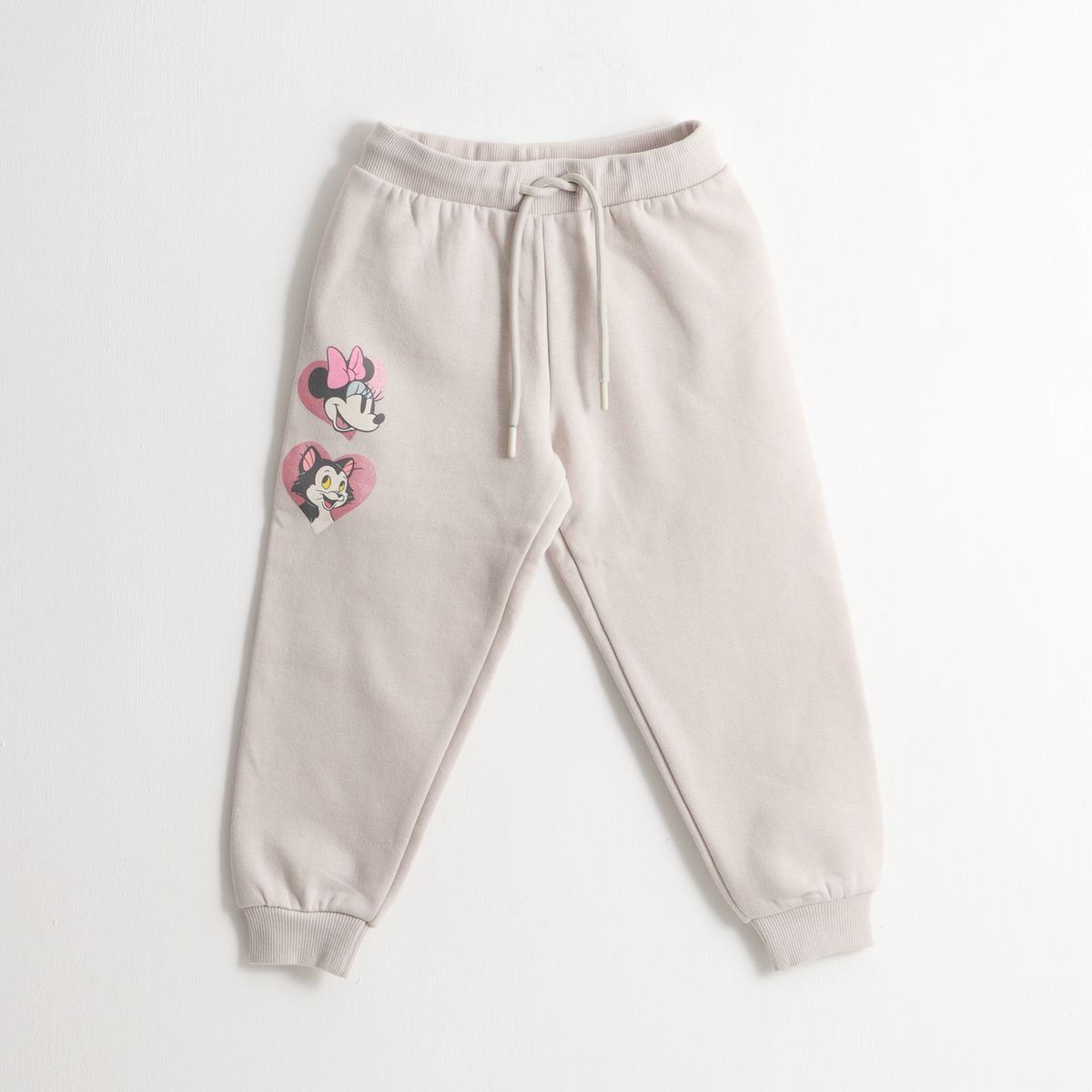 DISNEY - Pantalón de Buzo Niña Minnie & Cat Beige Disney