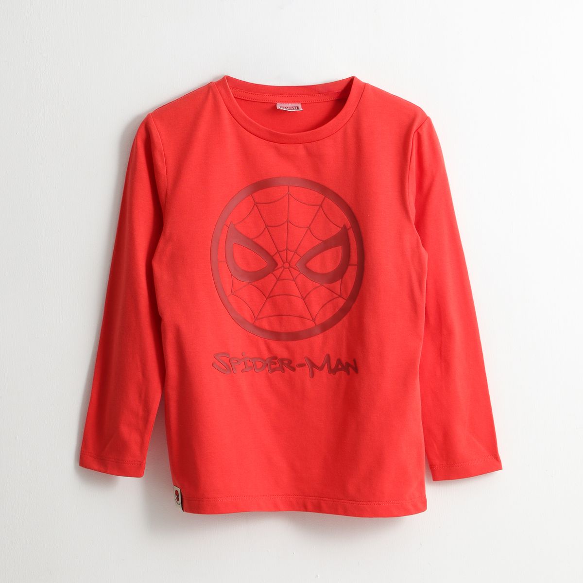 MARVEL - Polera Manga Larga Niño Lineal Spiderman Rojo Marvel