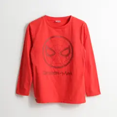 MARVEL - Polera Manga Larga Niño Lineal Spiderman Rojo