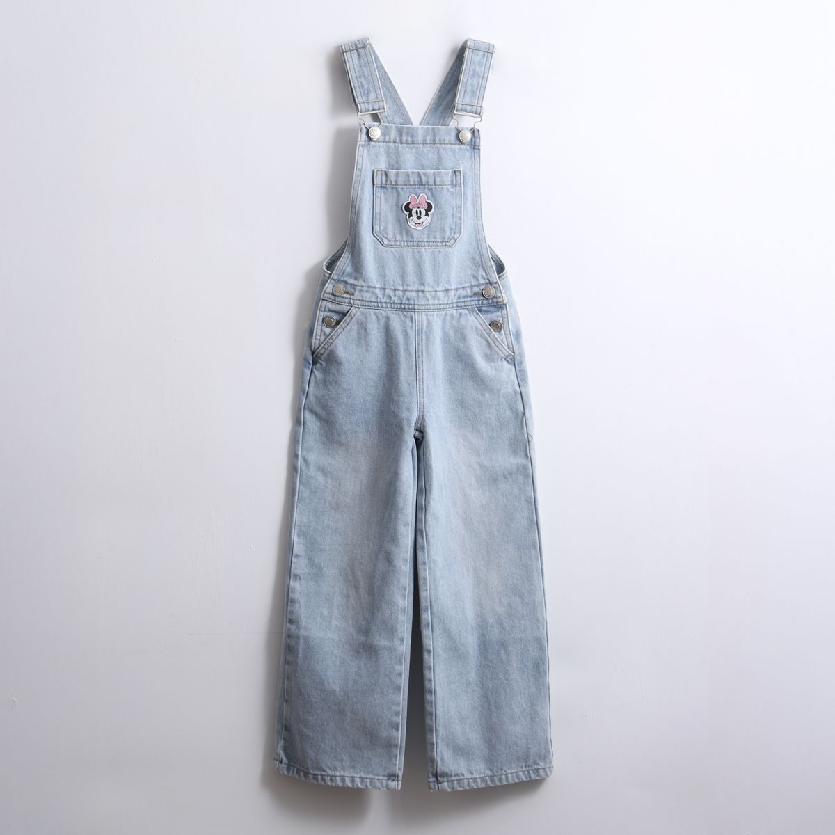 DISNEY - Jardinera Niña Denim Minnie Azul Disney