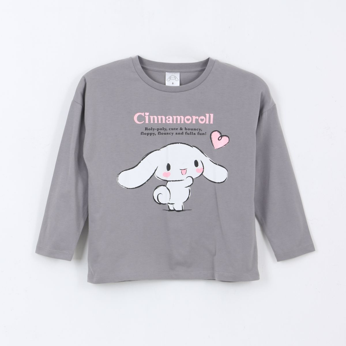 HELLO KITTY - Polera Manga Larga Niña Cinnamoroll Gris Hello Kitty