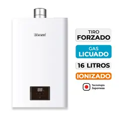 RINNAI - Calefon 16 Litros Tiro forzado Gas licuado