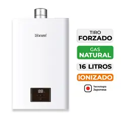 RINNAI - Calefon 16 Litros Tiro forzado Gas natural