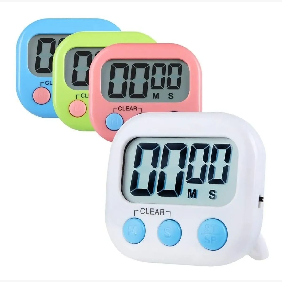 GENERICO - Temporizador Cocina Cronometro Cocina Digital Magnetico Color Celeste Color