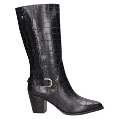 MINGO - Bota Vaquero Mujer Negro