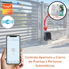 D MOTICA - Abre Portón y Cerraduras Eléctrica - Wifi + RF - 85 a 250 VAC