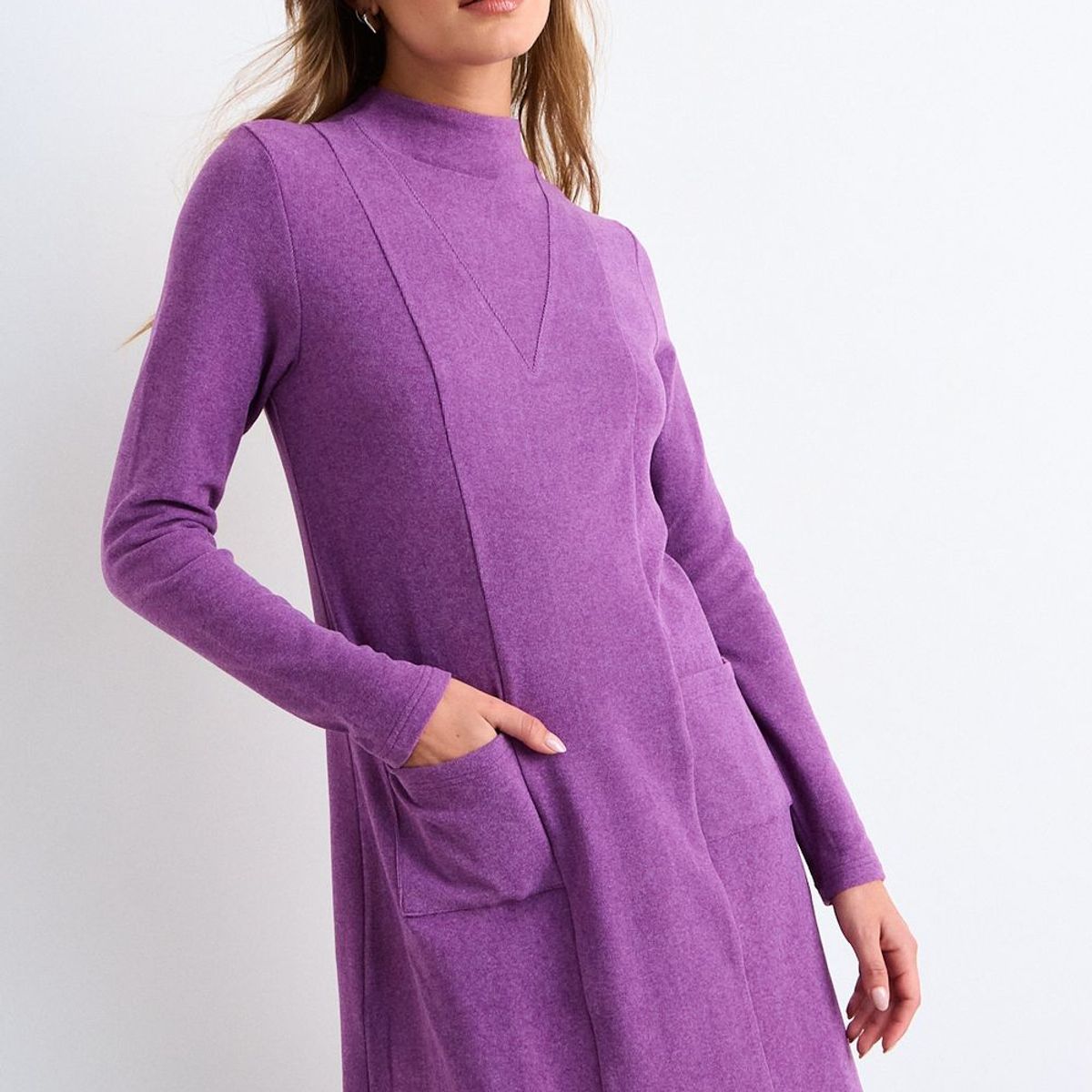 IO - Vestido Liso Mujer Morado Io