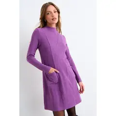 IO - Vestido Liso Mujer Morado