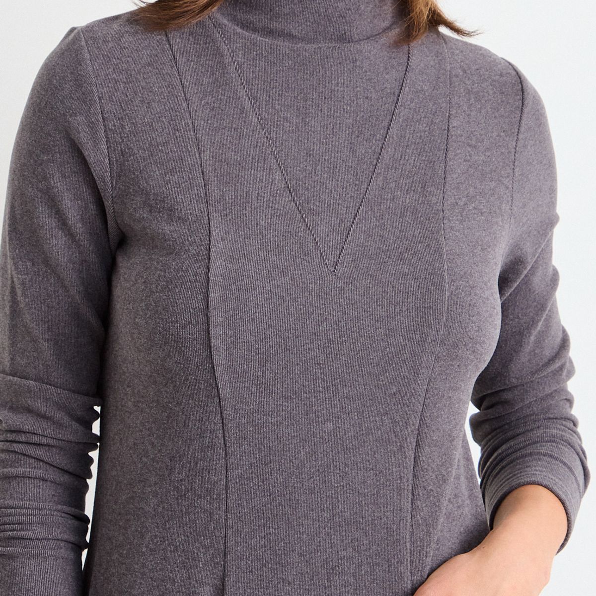 IO - Vestido Liso Mujer Gris Io