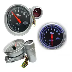 GENERICO - Tacómetro Análogo De 5 Pulgadas Para Auto Con Luces Led
