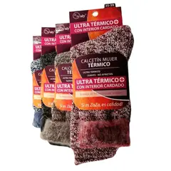 GARSIL - 3 Pares De Calcetines Mujer Ultra Térmico - Diabeticos - Suaves